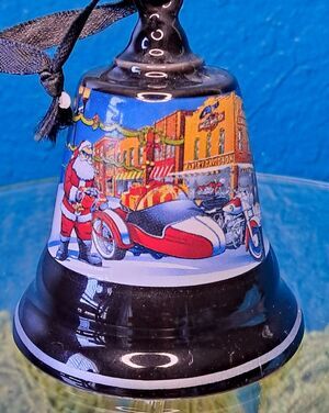 NEW 2011 Harley-Davidson Motorcycles Santa Claus Bell Christmas Ornament